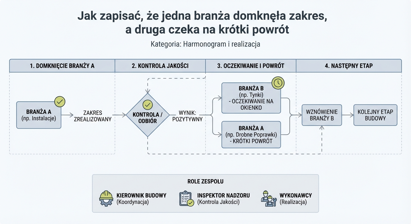 Rysunek do artykułu Jak zapisać, że jedna branża domknęła zakres, a druga czeka na krótki powrót
